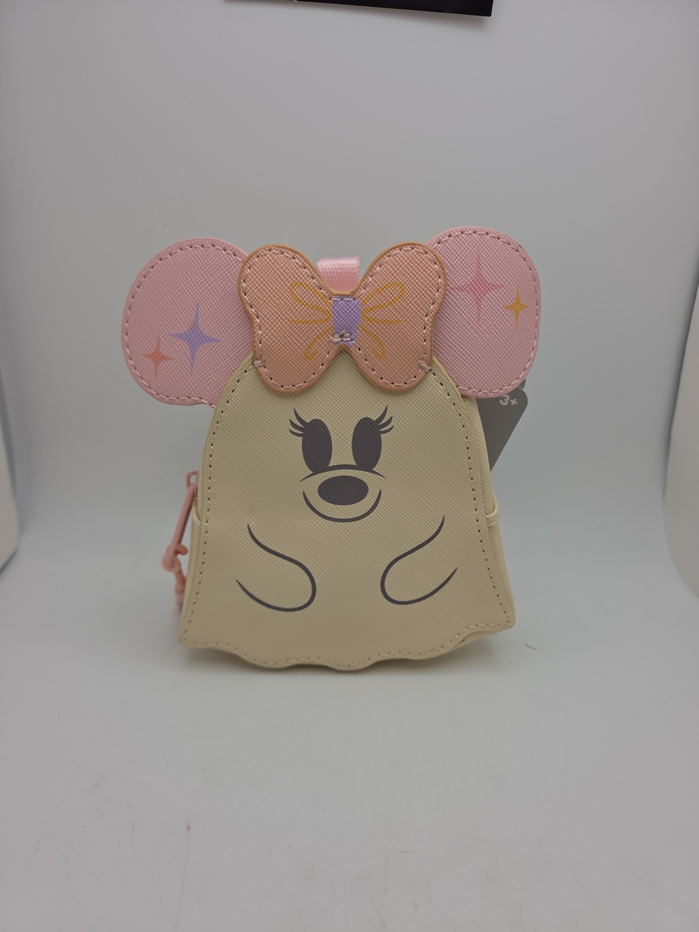 Disney Kids Minnie Ghost Crossbody Bag in Pink and Cream - Picture 2 of 5
